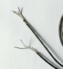 Silver Plated  3.5mm AUX Stereo Audio Cable Headphones Repair Wire cable cord