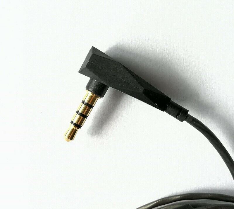 Silver Plated  3.5mm AUX Stereo Audio Cable Headphones Repair Wire cable cord