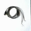 Silver Plated  3.5mm AUX Stereo Audio Cable Headphones Repair Wire cable cord