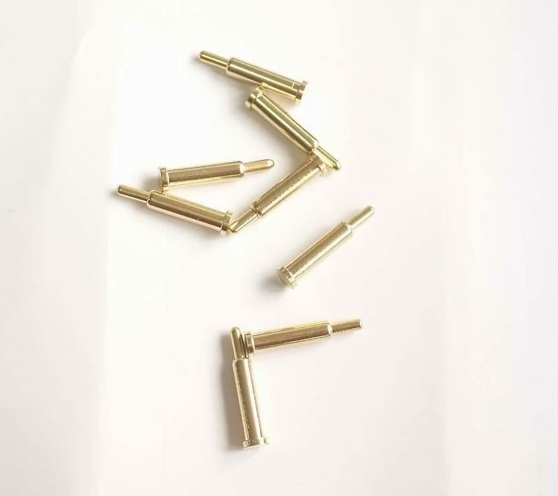1000x Copper + gold plating Plated Current Pogo Pin Probe Spring Loaded SMT 9mm