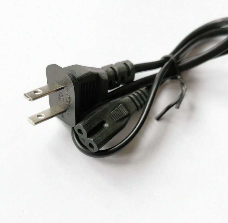 0.5M 7A 125V 2 Prong Figure 8 Power Cable Cord  wire For PS3 Slim HP adapter