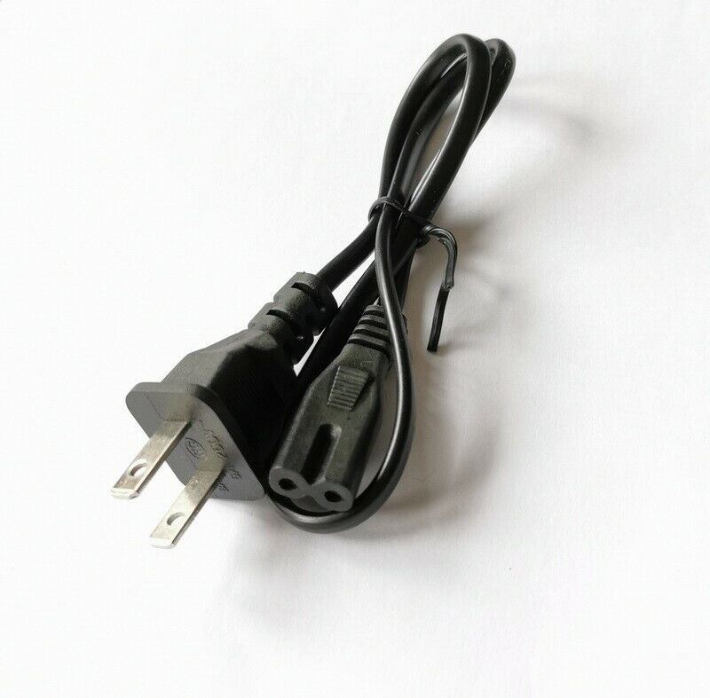 0.5M 7A 125V 2 Prong Figure 8 Power Cable Cord  wire For PS3 Slim HP adapter