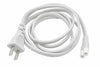 White AC Power Cord Cable For Apple Mac Mini 2010 2011 2012 2014 2018 TV 1st 2nd