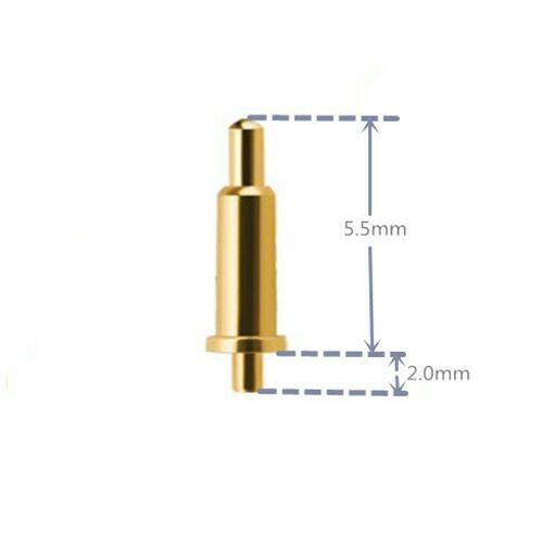 20pcs 4.5-8.0mm Pin Plug Spring Loaded Signal Test Probes Pogo Pins Connector