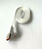 White Micro USB charger flat cable Cord For JBL Flip 3 4 Clip Bluetooth speaker
