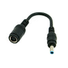 DC Power 4.5 x 3.0mm Male to 7.4x 5.0mm Female Jack Adapter Cable For HP Laptop