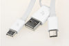 Short 2 in 1 3a Usb to Type-C Fast Charging Data Cable Sync Cord Quick Charge