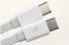Short 2 in 1 3a Usb to Type-C Fast Charging Data Cable Sync Cord Quick Charge