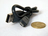 2X 30cm 0.3m 1Ft Data Cable Micro USB For Blackberry Z10 Q10  & POWERBANK