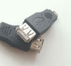 2X Micro USB 2.0 A Male to USB B Female Jack OTG Adapter Standard Converter