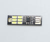 1pcs MINI Touch Switch USB mobile power camping lamp LED night light lamp 6LED