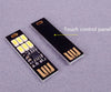 1pcs MINI Touch Switch USB mobile power camping lamp LED night light lamp 6LED