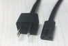 US 0.5m 2-prong Power  cable for Microsoft 1536 1625 Surface Pro 2 3 4 charger