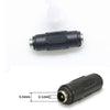 10 Pcs 2.1mm X 5.5mm Dc Cctv Power Cord Coupler Female to Female Jack Adapter