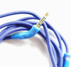 Blue Nylon Audio Cable MIC AUX cord For AKG K450 K451 K452 K480 Q460 Headset