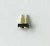 10X Gold-Plated 2Pin 7.5mm Long Copper Needles Thimble Probes Spring Pogo Pin