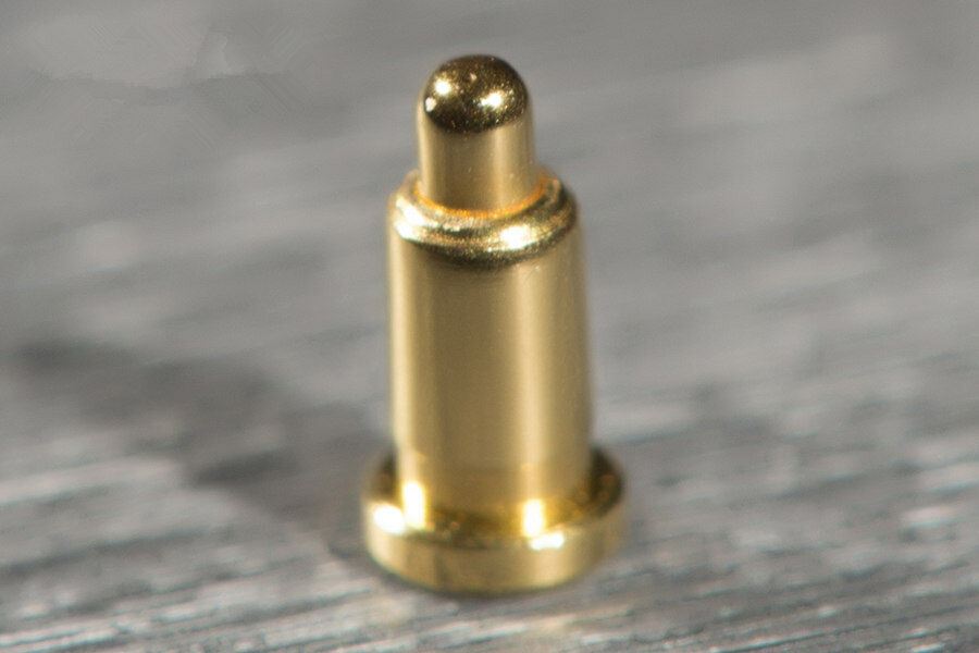Copper + Gold Plating Plated Current Pogo Pin Probe Spring Loaded SMT ...