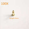 100x Gold Plating Copper D2 x H4mm Spring Thimble Pogo Pins Probes Connector SMD