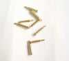 1000x Copper + gold plating Plated Current Pogo Pin Probe Spring Loaded SMT 9mm