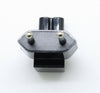 2 Pin Right Angle AC power Plug adapter to Female Connector IEC 320 C7-EU Europe