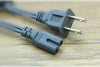 3ft US Plug I-SHENG E55943 7A 125V 2 Prong Figure 8 Power Cable Cord 0.824mm2
