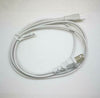 White VOLEX AC Power Cord 7A / 125V For Apple TV Mac Mini Time Capsule 18awg