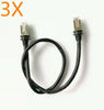 3X 50cm SFTP CAT5E CAT 5 ETHERNET NETWORK LAN RJ45 Patch Cord CABLE