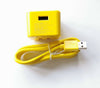 5V 1A Power AC Adapter Yellow Home Charger & USB cable For JBL Flip 2/Clip 2+ GO