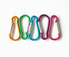 5pc 7cm Aluminum Carabiner Gourd Key Chain Clip Hook Karabiner Camping Keyring