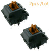 2pcs  MX Series Key Switch Brown Axis For Cherry Mechanical Keyboard Switch