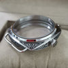 47mm carve pattern 604 watch case fit for ETA 6497 6498 ST3600/3621 movement