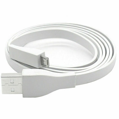 White USB Cable for Logitech UE Boom/Megaboom/Ultimate Ears MEGABLAST Speaker