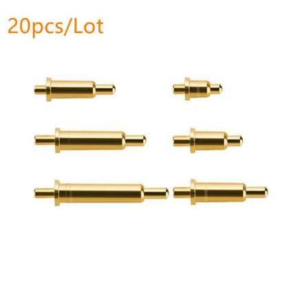 20pcs 4.5-8.0mm Pin Plug Spring Loaded Signal Test Probes Pogo Pins Connector