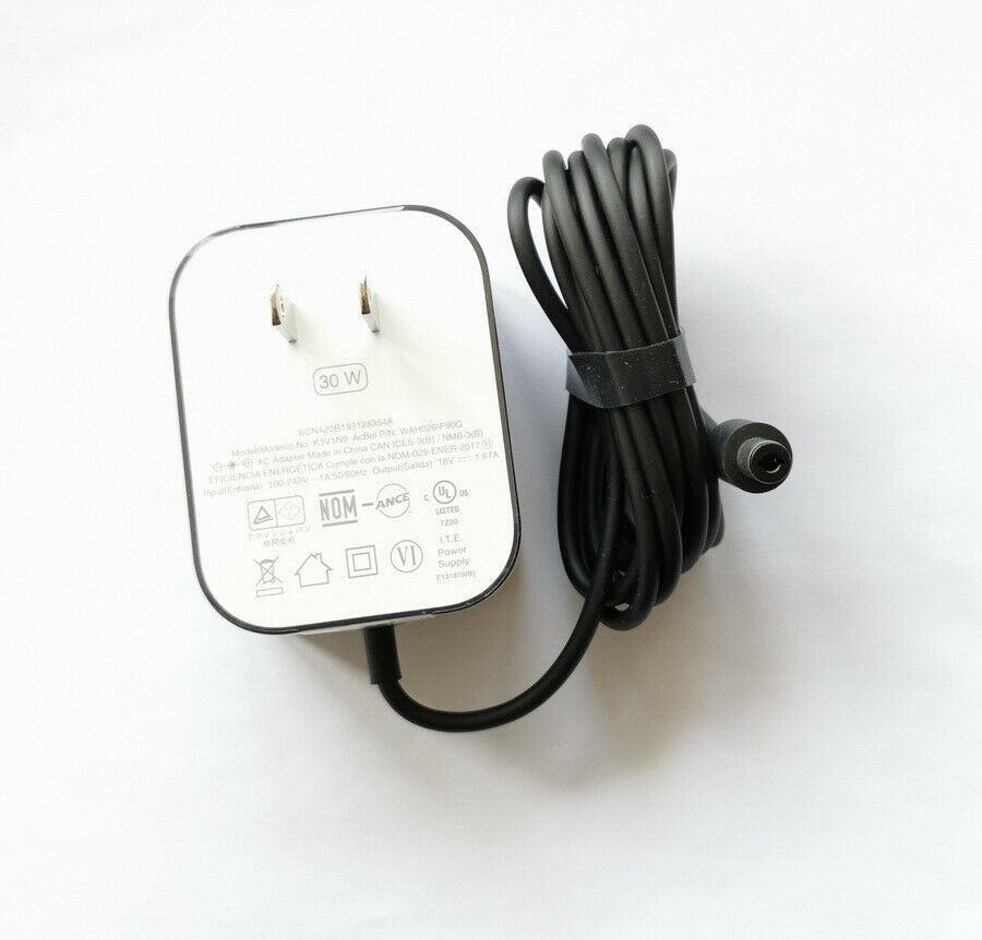 Adaptateur Secteur 30W 18V Pour Echo (3e/4e Gén), Echo Show 8/10/15/21, Echo Plus 2e Gén - Câble 2m