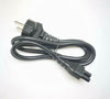 3ft EU IEC-C5 power cable cord C5 2 Pin Clover Leaf Mains Power Cord 3X0.75mm2