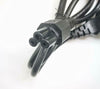 3ft EU IEC-C5 power cable cord C5 2 Pin Clover Leaf Mains Power Cord 3X0.75mm2