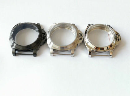 44mm Stainless Steel Brushed Polished Case For ETA 6497 6498 ST36 3600 Movement